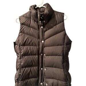 J.Crew Womens Brown Puffer Vest M